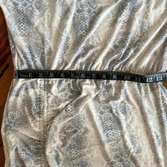 NWT Steve Madden Matte Jersey One Shoulder Snakeskin Print Dress - Size L - Picture 14 of 14